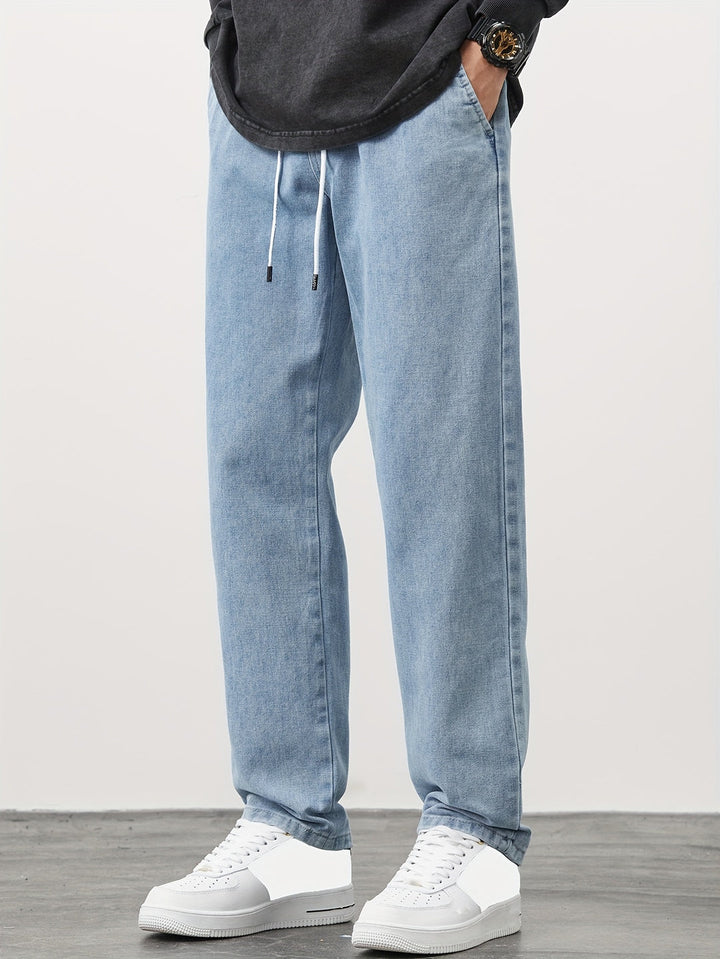 Herren Hose | Straight | Kordelzug | Sommer Casual