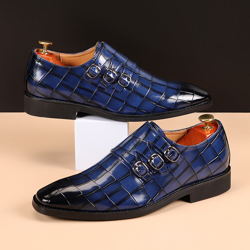 Herren Schuhe | Elegant Stil | Mit Schnalle | Retro Sommer