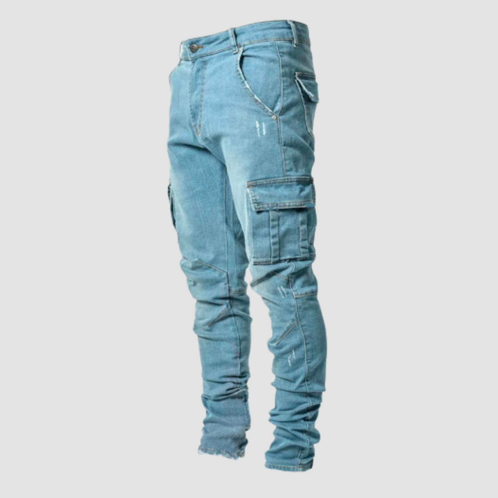 Herren Hose | Slimfit | Mit Knopfverschluss | Sommer