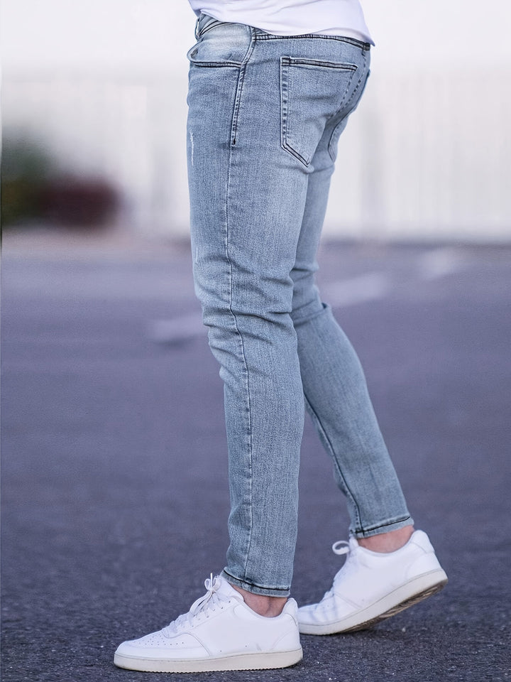 Herren Jeans | Slimfit | Mit Knopfverschluss | Sommer