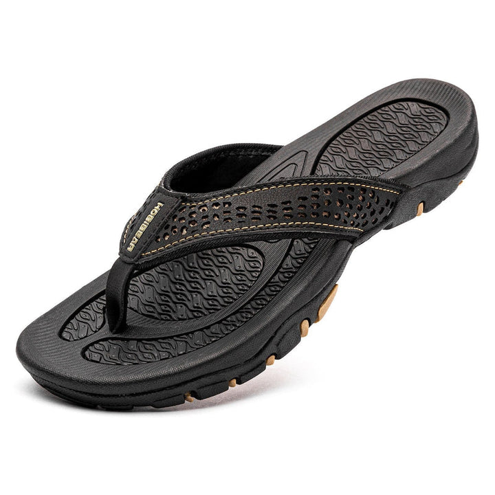 Herren Flip-Flops | Zum Hineinschlüpfen | Struktursohle | Sommer