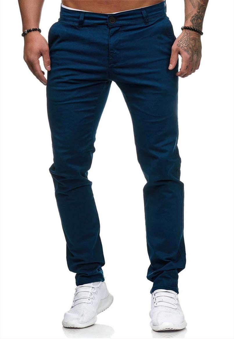 Herren Hose | Tapered | Mit Knopfverschluss | Sommer