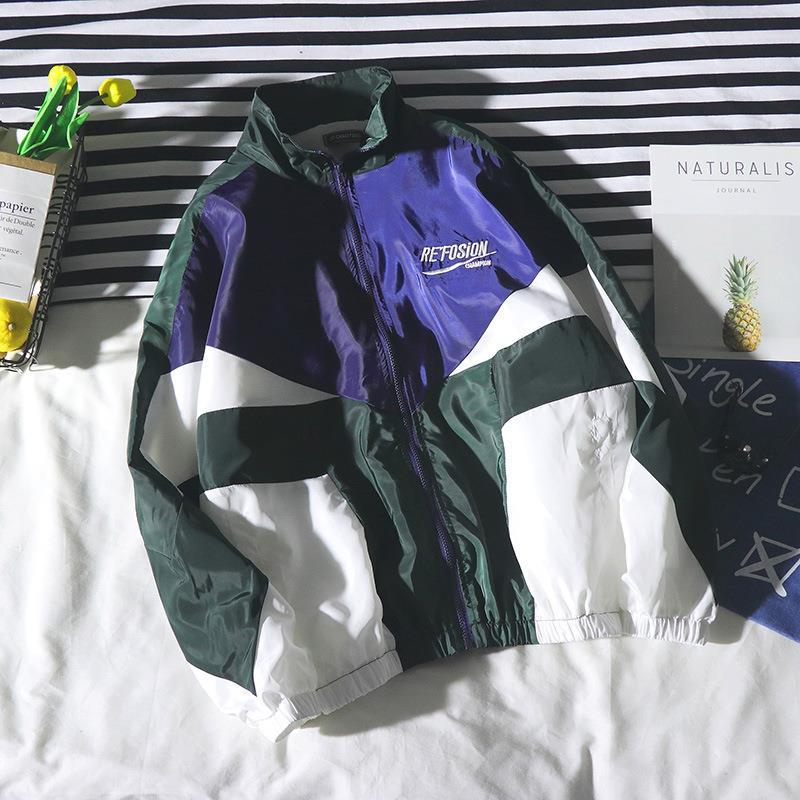 Winterjacke Herren | Dreifarbig Sportlich Design | Leichte Jacke Herren