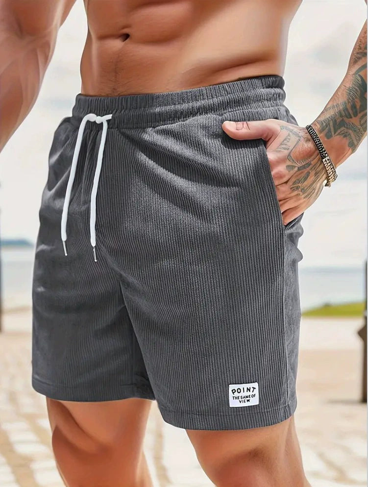 Herren Shorts | Straight | Mit Kordelzug Detail | Sommer