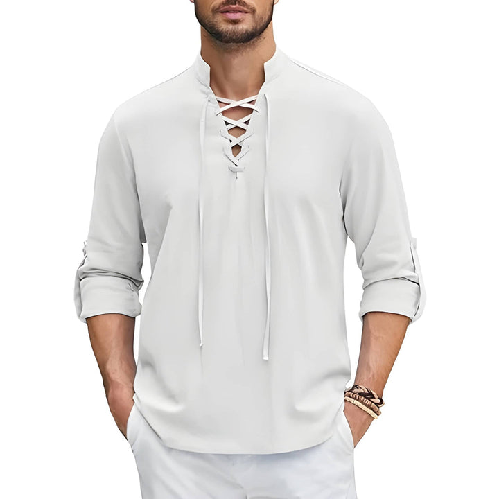 Herren Top | Straight | Mit Schnürung | Sommer