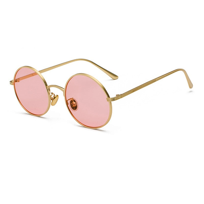 Herren Sonnenbrille | Retro Vintage | Rundes Gestell | Sommer