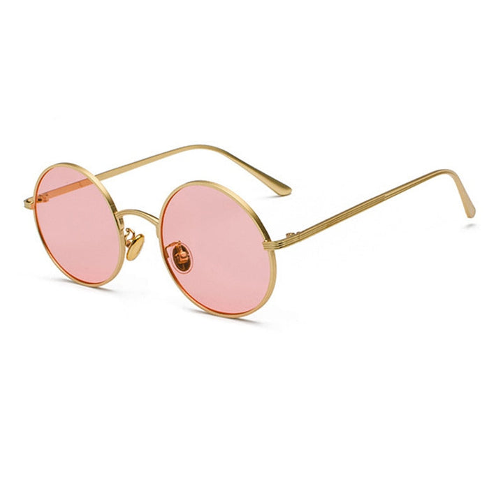 Herren Sonnenbrille | Retro Vintage | Rundes Gestell | Sommer