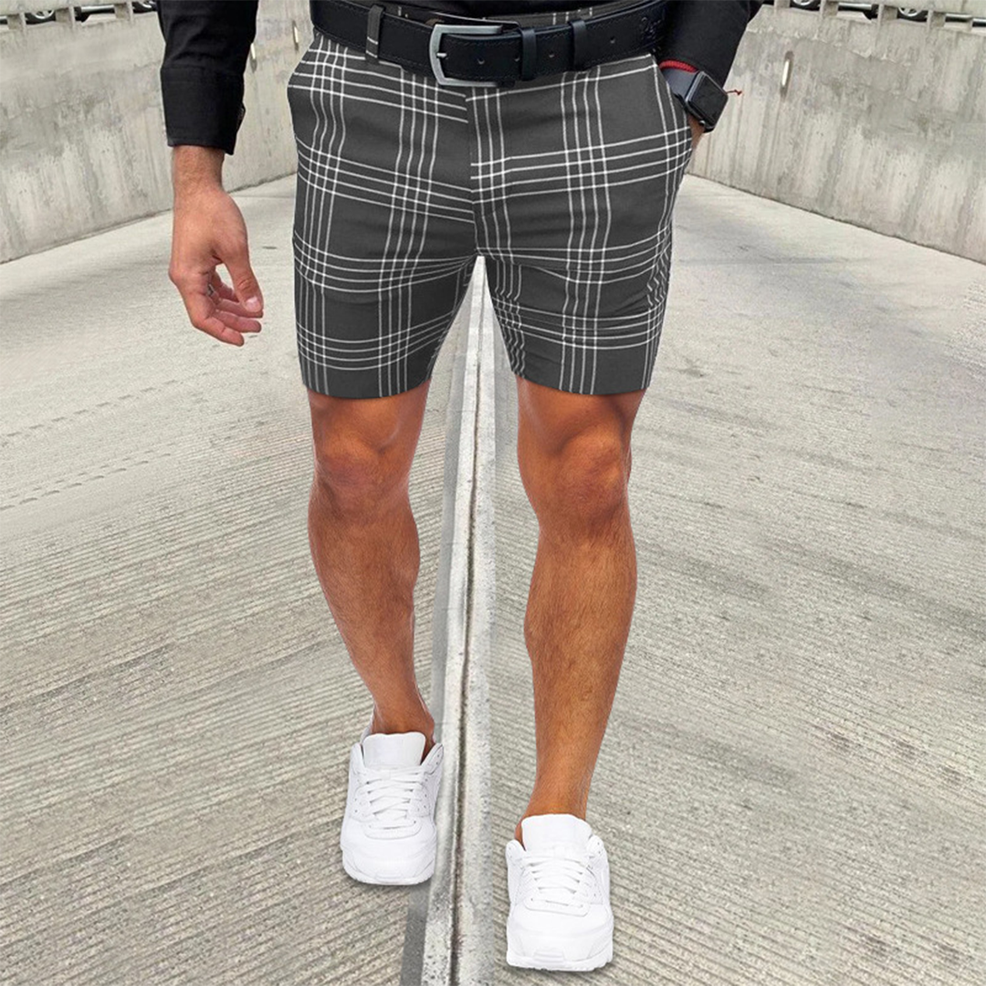 Herren Shorts | Slimfit | Kariert | Sommer