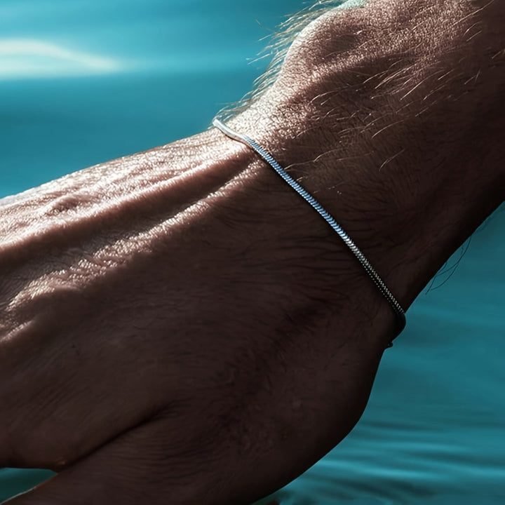 Herren Armband | Minimalistisch | Verstellbar | Feine Kette