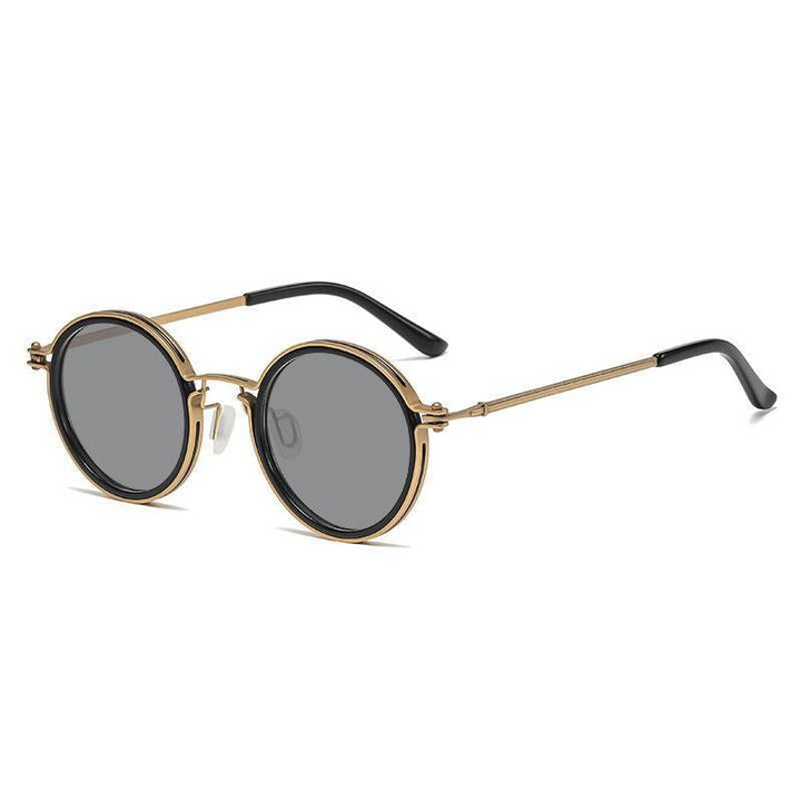 Herren Sonnenbrille | Retro | Rundes Design | Sommer