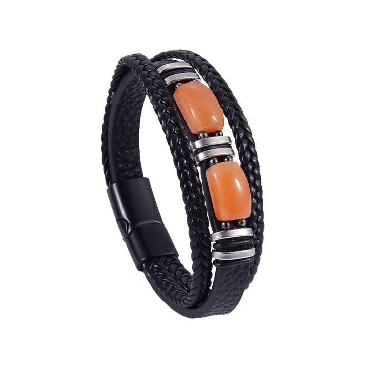 Herren Armband | Geflochten | Struktur Design | Mit Verschluss