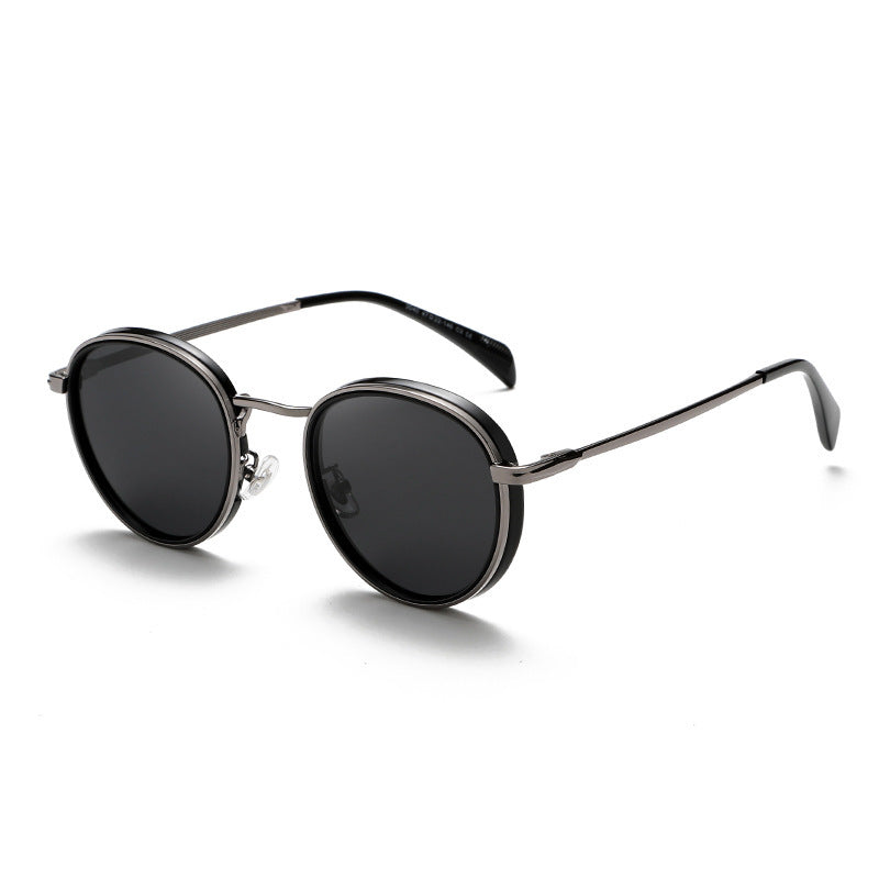 Herren Sonnenbrille | Retro | Rundes Gestell | Sommer Orbit