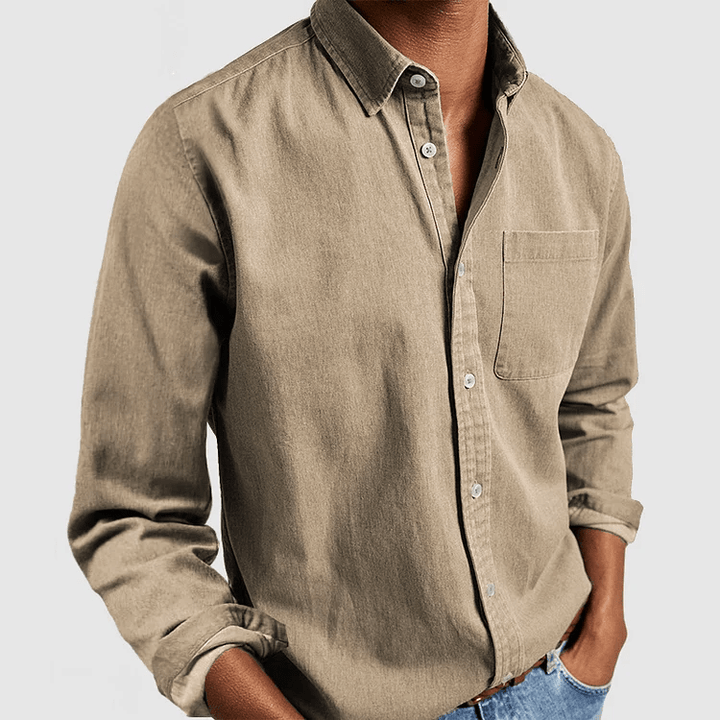 Herren Hemd | Casual Urban | Mit Knöpfen | Sommer