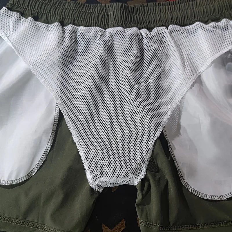 Herren Badeshorts | Slimfit | Mit Kordelzug | Sommer