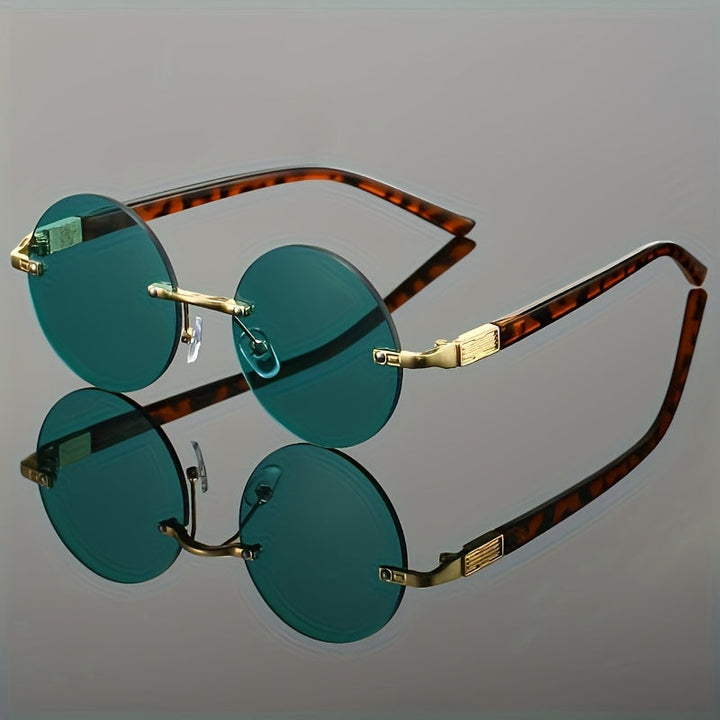 Herren Sonnenbrille | Retro Gläser | Rund | Sommer