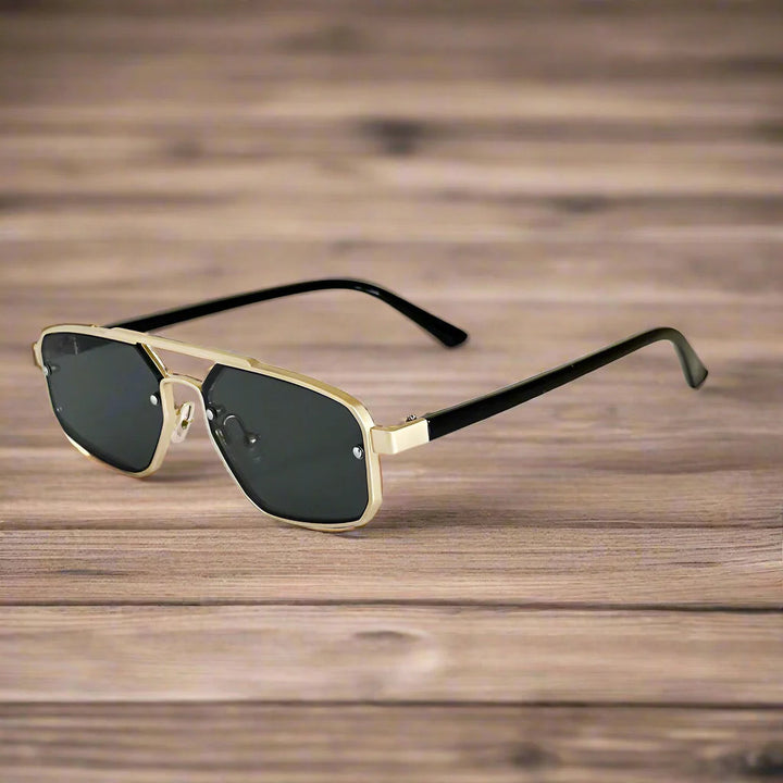 Sonnenbrille | Retro Square | Mit Nasensteg | Sommer Edge