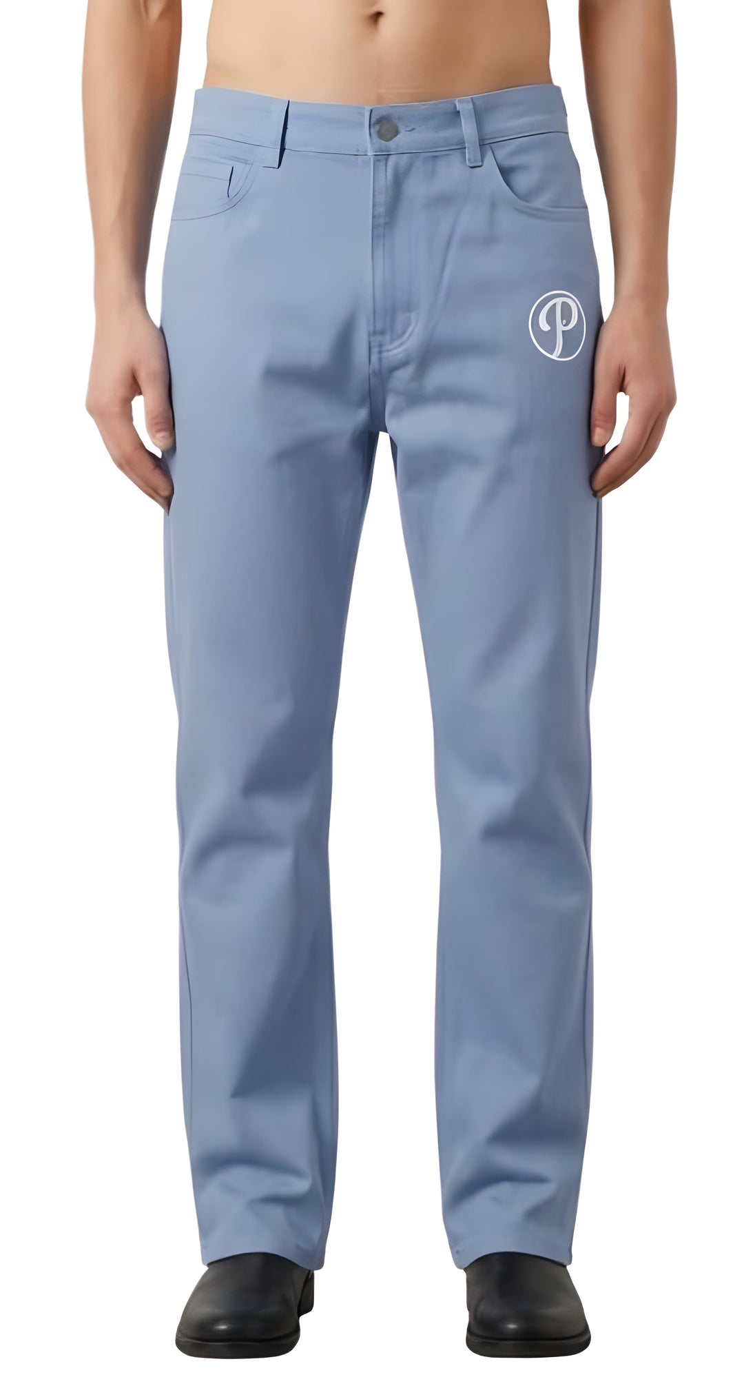 Herren Hose | Gerade Beine | Mit Knopfverschluss | Sommer