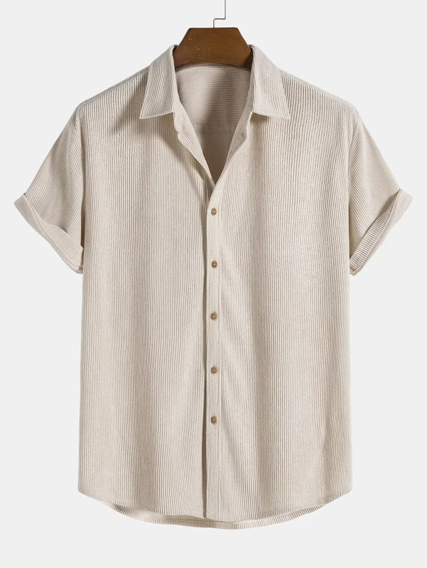 Herren Hemd | Straight | Mit Knöpfen | Sommer