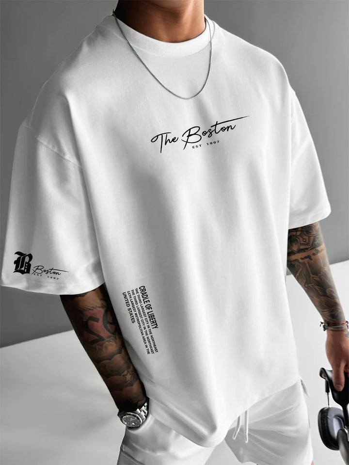 Herren T-Shirt | Oversized | Frontprint | Sommer