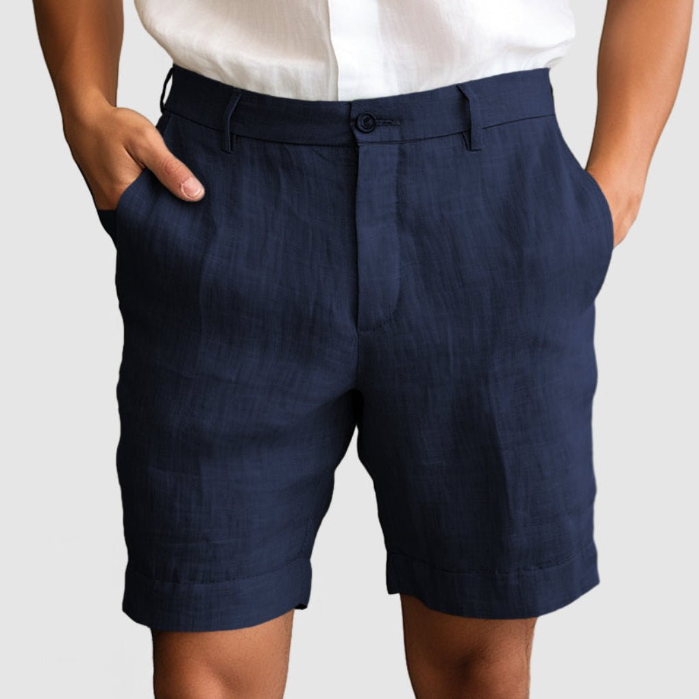 Herren Shorts | Straight | Mit Knopf | Sommer