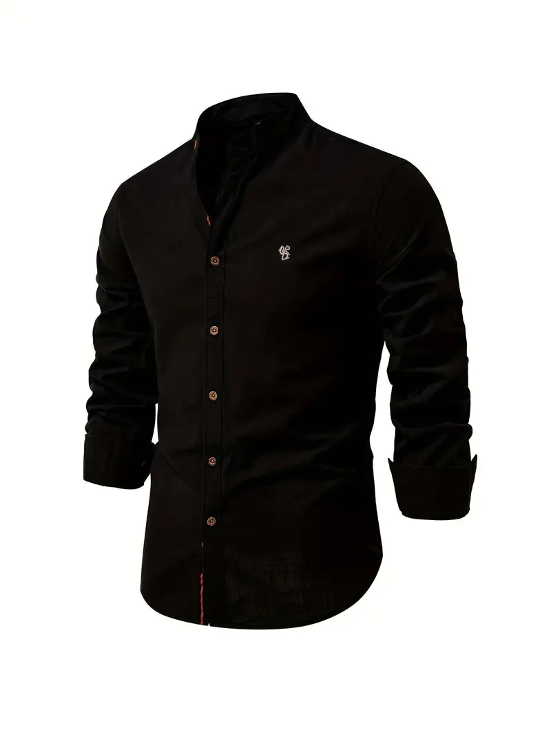 Herren Shirt | Slimfit | Mit Knopfleiste | Business Alltag Frühling