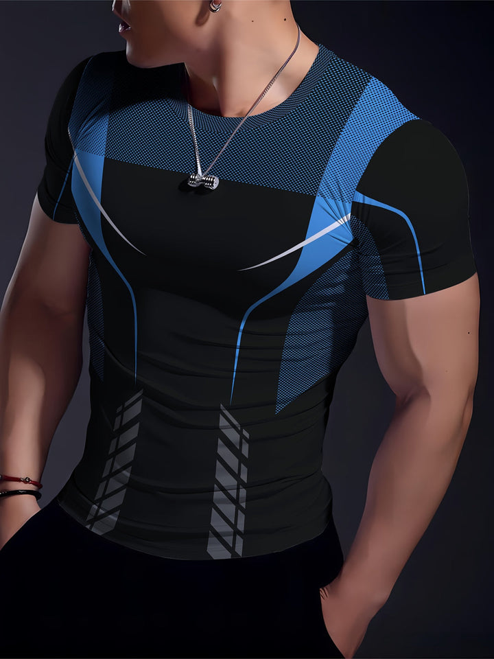 Herren Sportshirt | Slimfit | Mit Print | Sommer Pulse