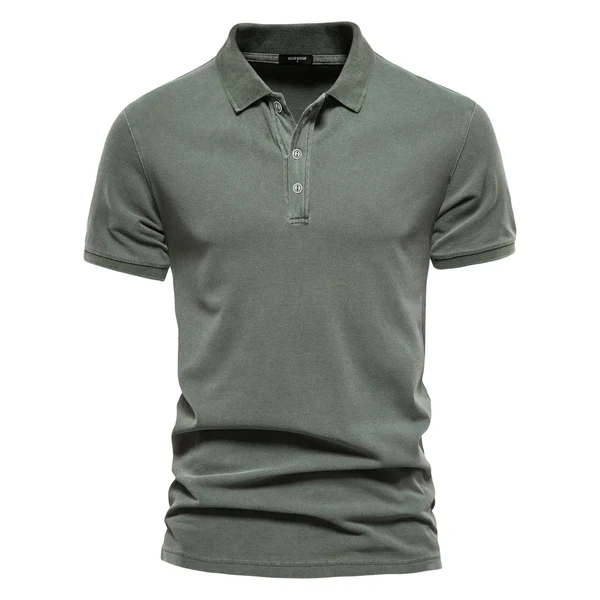 Herren Polo | Slimfit | Mit Knopfleiste | Basic Alltag Sommer