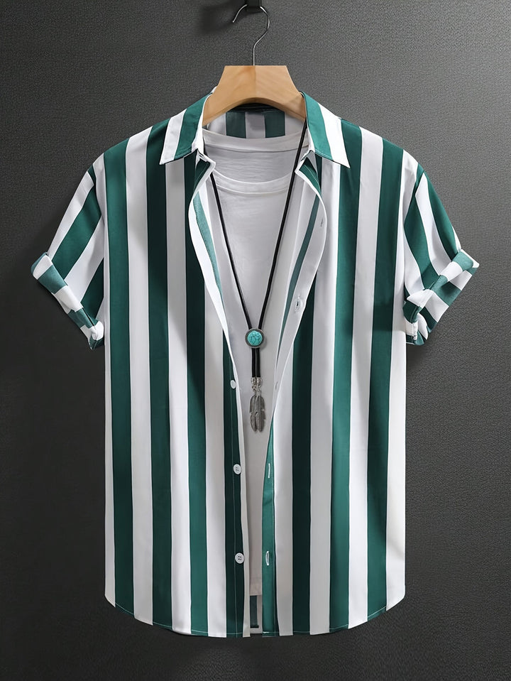Herren Shirt | Oversized | Mit Knopfleiste | Sommer Breeze