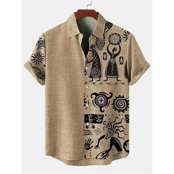 Herren Shirt | Westernstil | Knopfleiste | Sommer