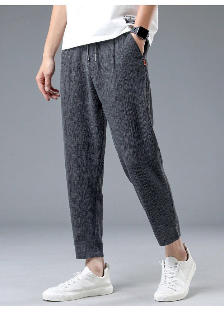 Herren Hose | Tapered | Mit Kordelzug | Sommer