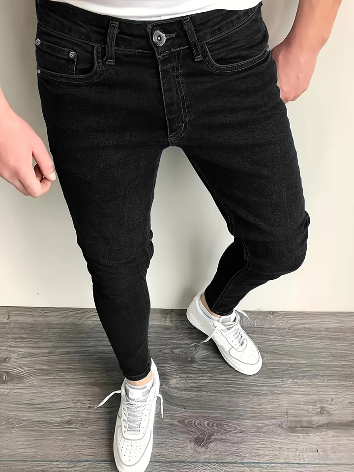 Herren Jeans | Slimfit | Mit Knopfverschluss | Sommer