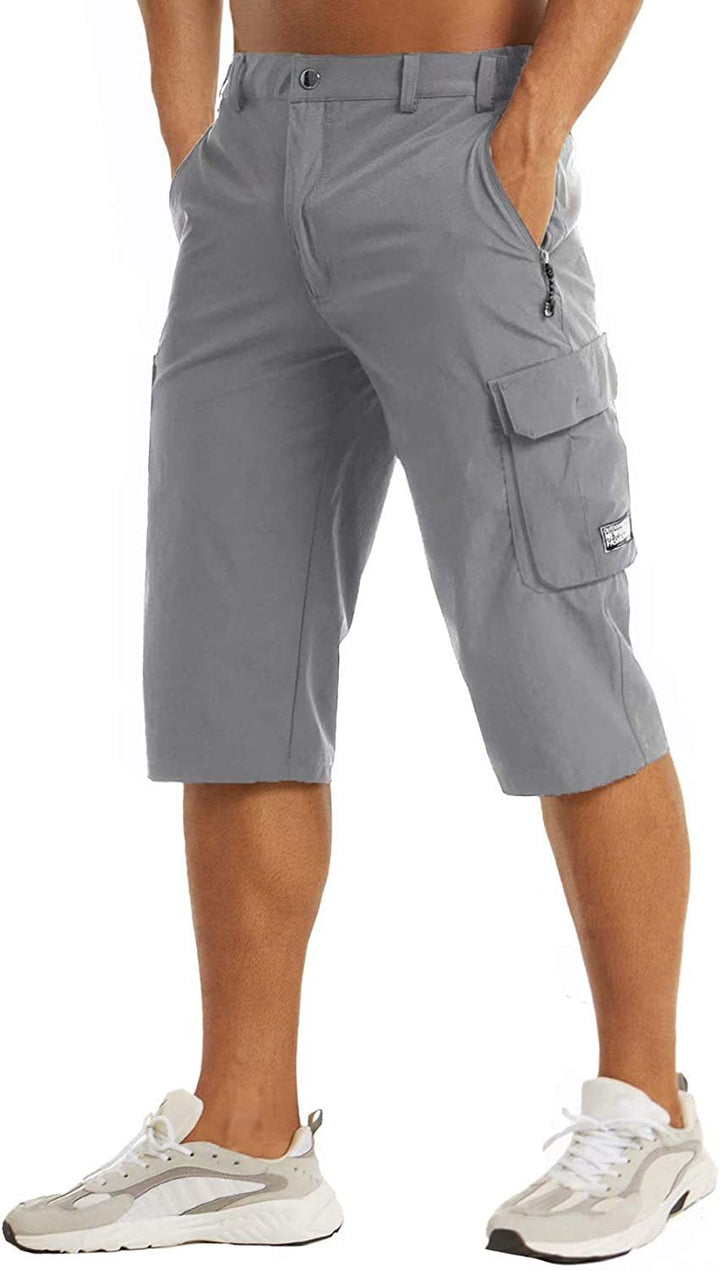 Herren Shorts | Cargo | Reißverschluss | Sommer Utility