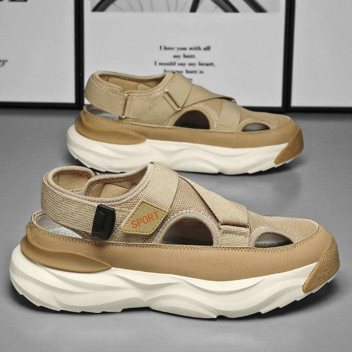 Herren Wandersandalen | Dicke Sohle & Rutschfest | Komfortabel & Stilvoll | Für Strand & Outdoor