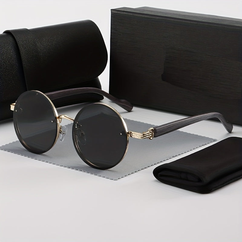 Herren Sonnenbrille | Retro | Rund Design | Sommer