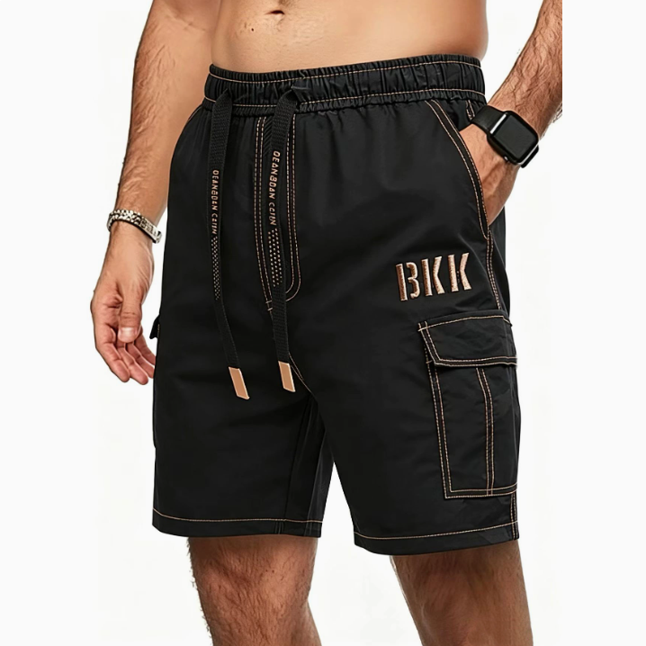 Herren Shorts | Cargo | Elastischer Bund | Sommer