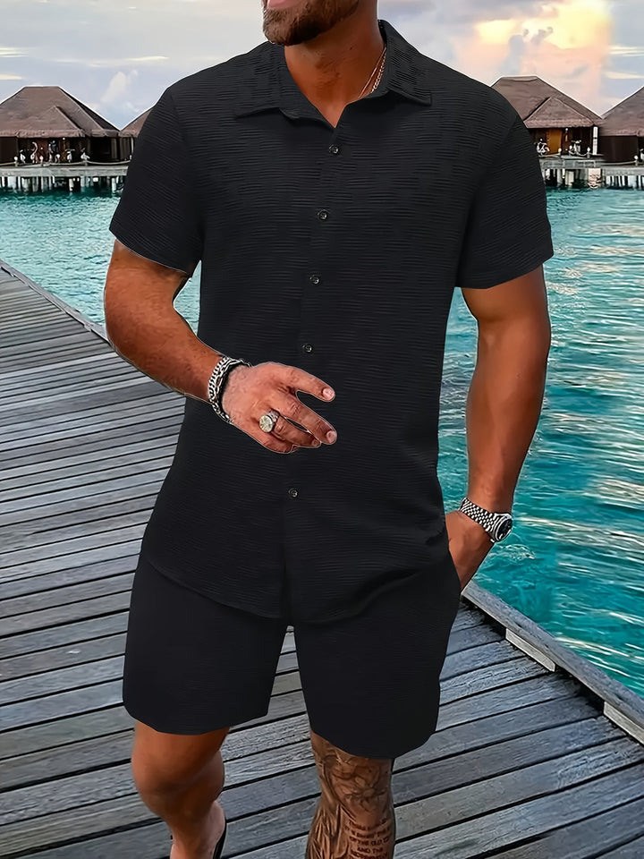 Herren Set | Elegant | Mit Knöpfen | Sommer