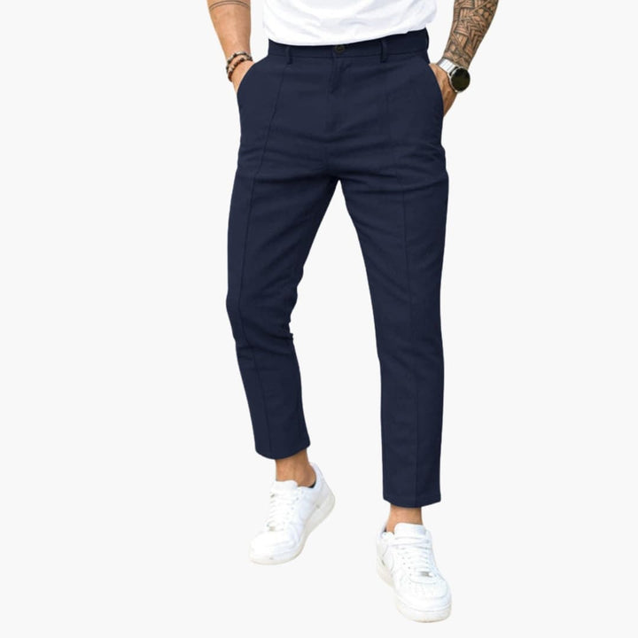 Herren Stoffhose | Schmale Passform | Eleganter Stil | Sommer