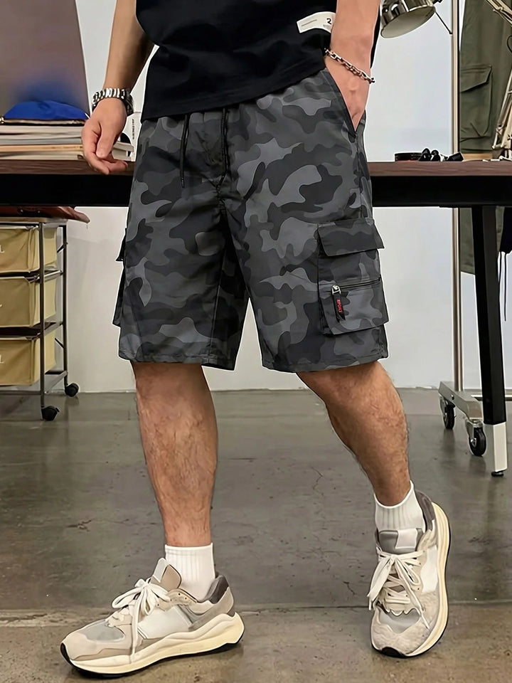 Herren Shorts | Cargo | Mit Kordelzug | Sommer