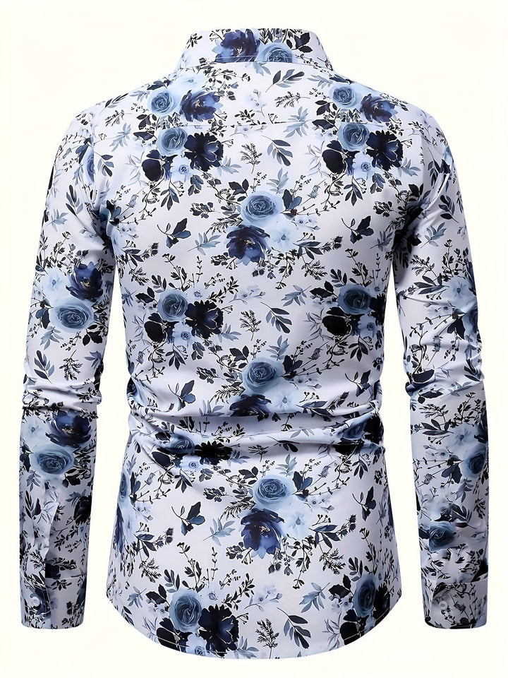 Herren Hemd | Slimfit Elegant | Lange Ärmel | Sommer