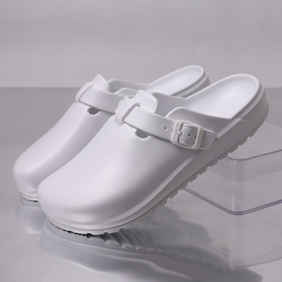 Herren Clogs | Elegant | Schnalle | Sommer