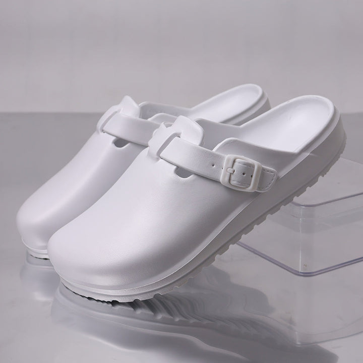 Herren Clogs | Elegant | Schnalle | Sommer