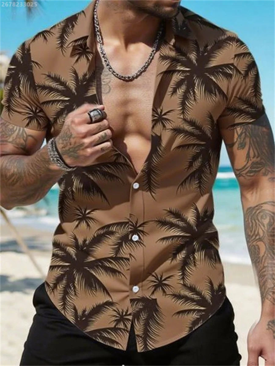 Herren Shirt | Slim Fit | Mit Knöpfen | Sommer