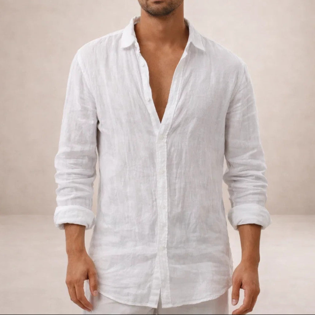 Herren Hemd | Straight | Mit Knöpfen | Sommer