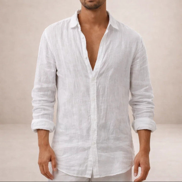 Herren Hemd | Straight | Mit Knöpfen | Sommer