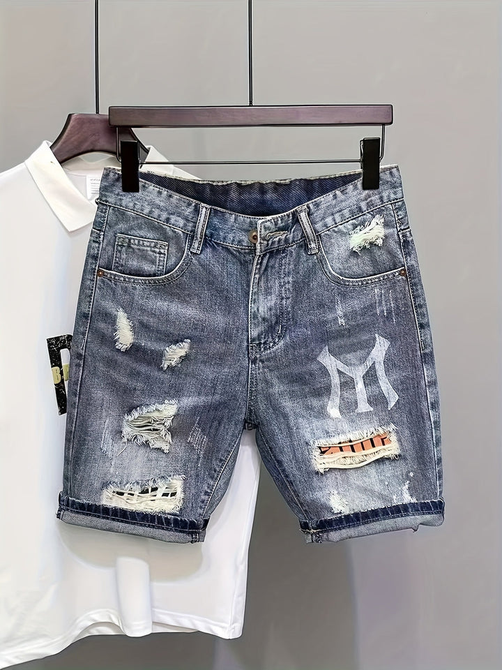 Herren Shorts | Straight | Mit Knopfverschluss | Sommer