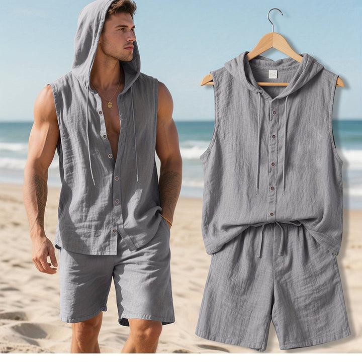 Herren Set | Elegant | Mit Kapuze | Sommer