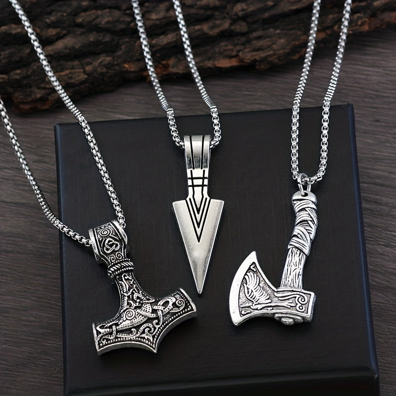 Herren Kette | Wikinger Stil | Mit Anhänger | Statement