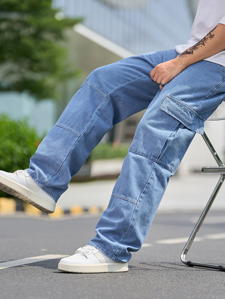 Herren Hose | Cargo | Mit Taschen | Sommer Urban