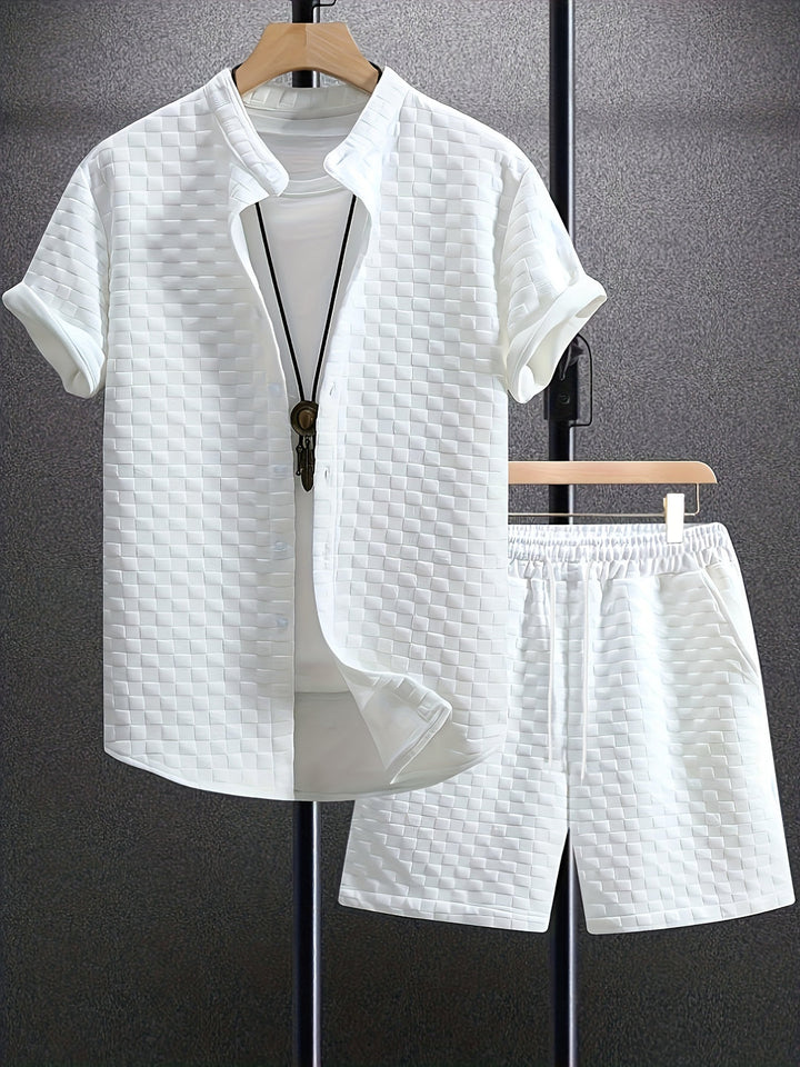 Herren Set | Casual Stil | Kurzarm Kombi | Relax Sommer