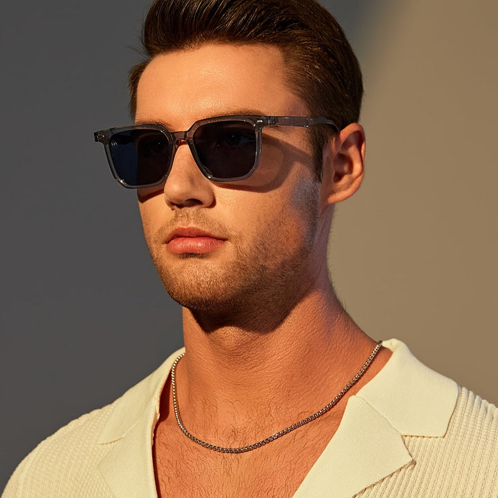 Herren Sonnenbrille | Retro | Rechteckig | Sommer
